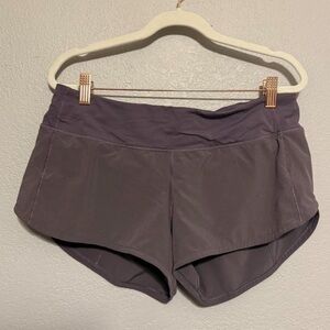 Lululemon Speed Up shorts purple size 8